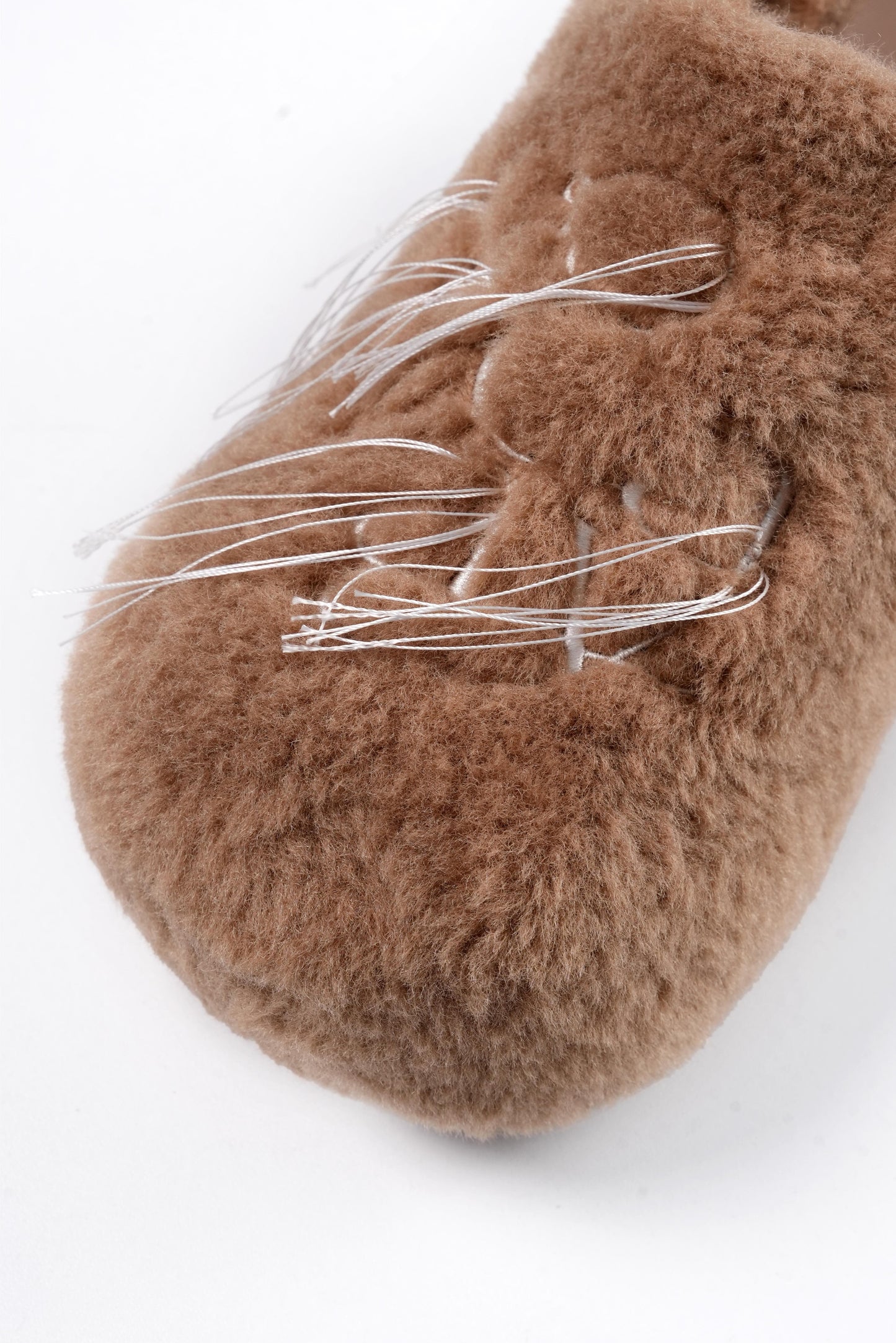 GO VACAY - Hedgehog Fluffy Slippers Brown-EMPTY BEHAVIOR-APOC STORE