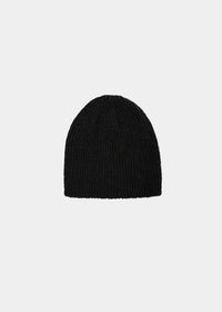 FLOWER PATCH BEANIE BLACK-SAENGIN STUDIOS-APOC STORE