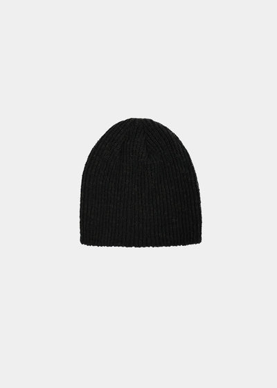 FLOWER PATCH BEANIE BLACK-SAENGIN STUDIOS-APOC STORE