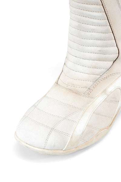 Boxing Boots White-EMPTY BEHAVIOR-APOC STORE