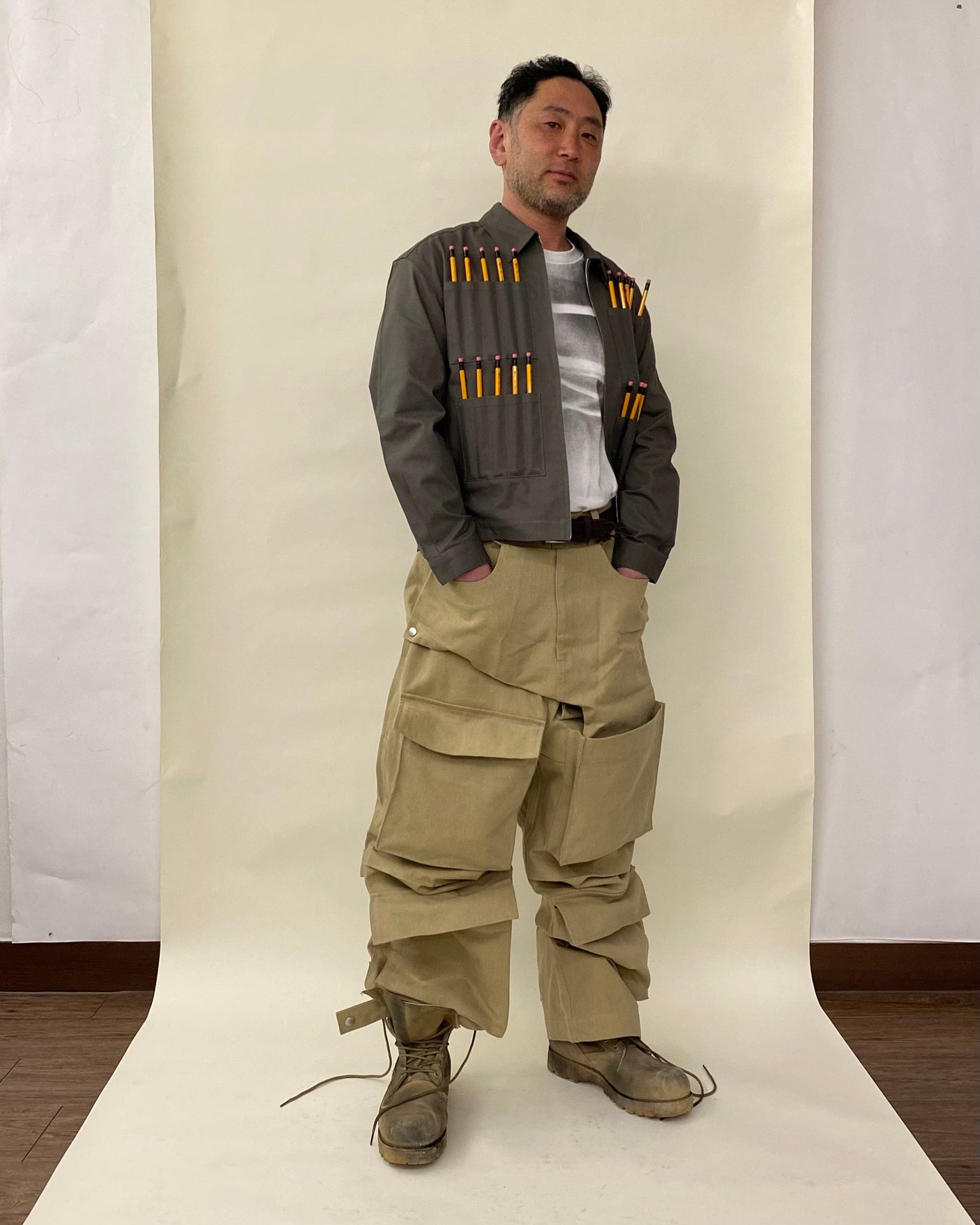 CHANGEABLE POCKET PANTS MUSTARD-EGNARTS-APOC STORE