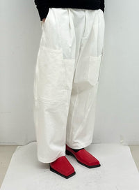 Red slashed loafers-Sung Ju-APOC STORE