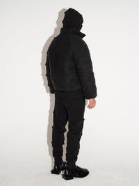 Spiky Padded Jacket Black-Woojun Jang-APOC STORE