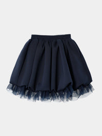 JERSEY BALLOON SHAH SKIRT NAVY-SAENGIN STUDIOS-APOC STORE
