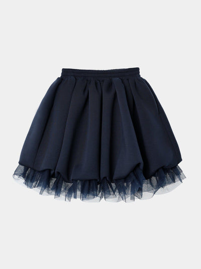 JERSEY BALLOON SHAH SKIRT NAVY-SAENGIN STUDIOS-APOC STORE