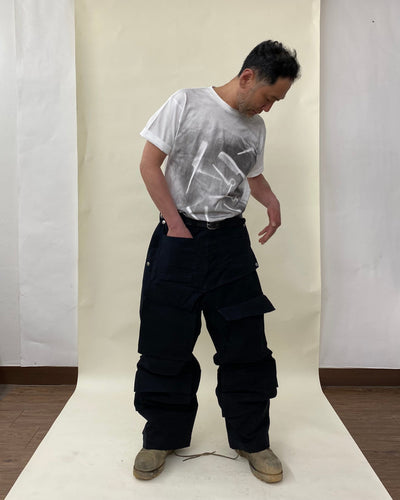 CHANGEABLE POCKET PANTS BLACK-EGNARTS-APOC STORE