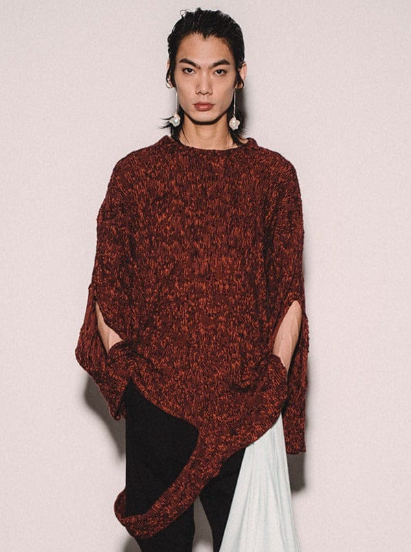 ‘ROTH’ TEXTURED KNIT JUMPER-SHEK LEUNG-APOC STORE