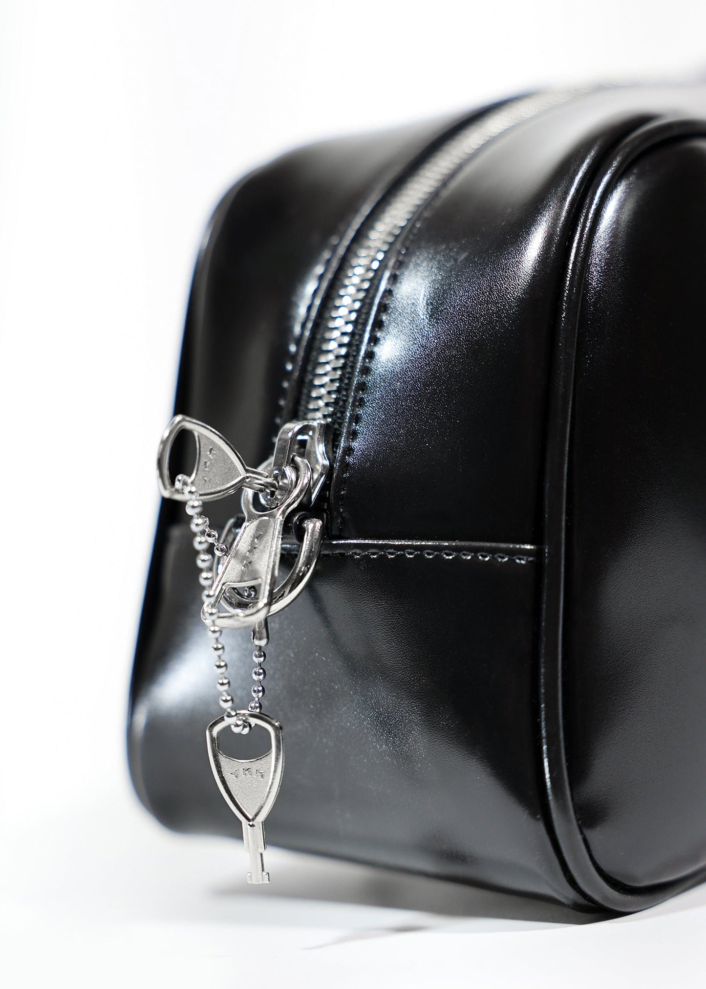 RIBBON BAGUETTE BAG BLACK-SAENGIN STUDIOS-APOC STORE