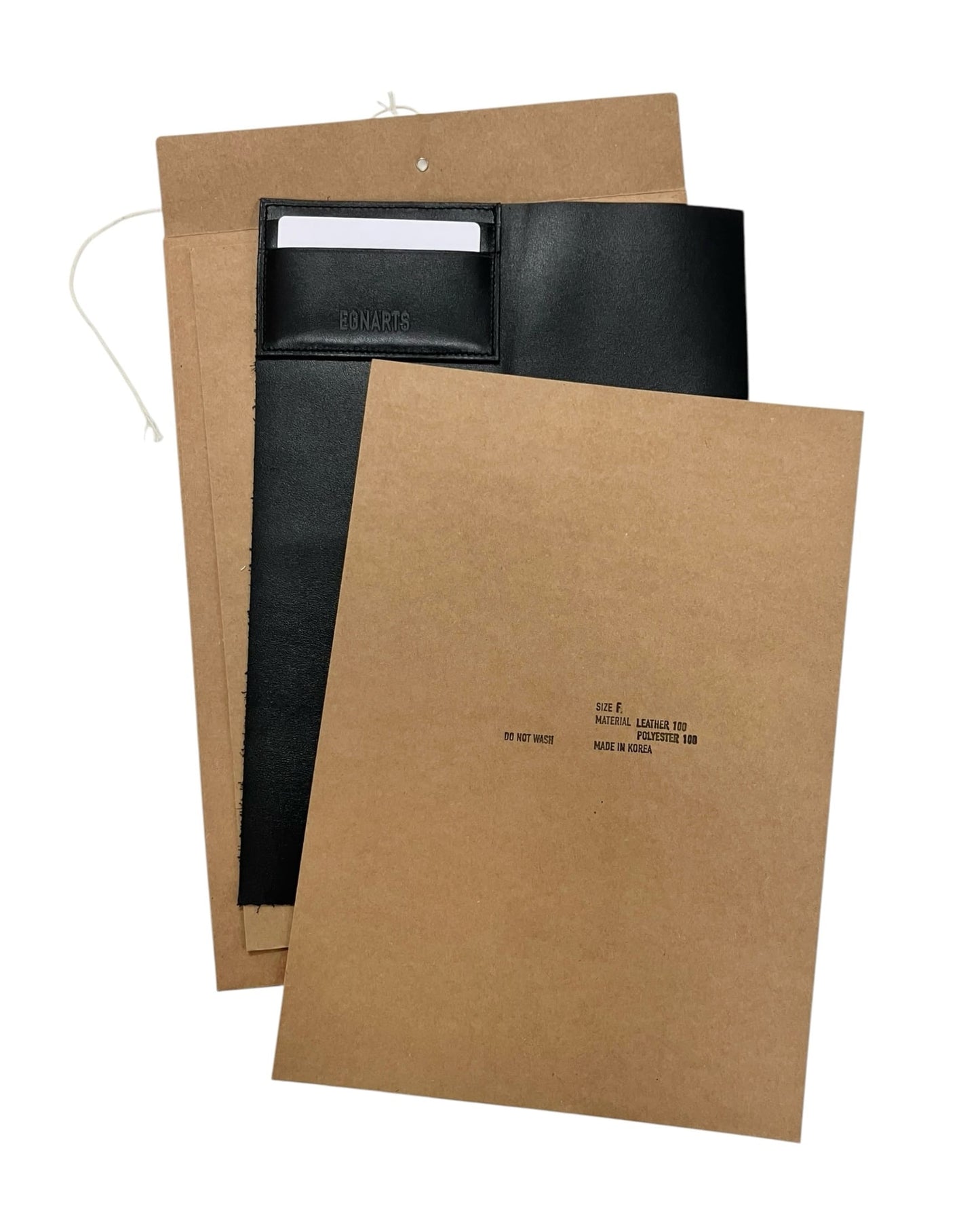 A4 Wallet (Black)-EGNARTS-APOC STORE