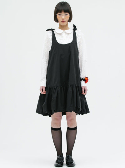 RIBBON MINI BALLOON DRESS-SAENGIN STUDIOS-APOC STORE