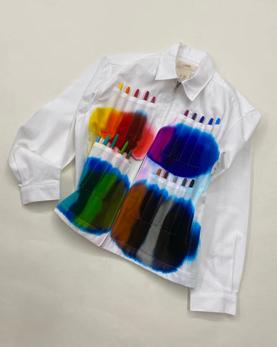 PEN JACKETS WHITE PRE-DYED-EGNARTS-APOC STORE