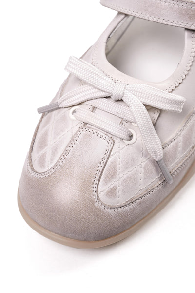 GO VACAY - Sports Mary Jane White-EMPTY BEHAVIOR-APOC STORE