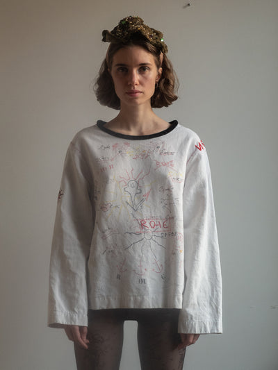 Canvas Long Sleeve Top-Polyhedron-APOC STORE