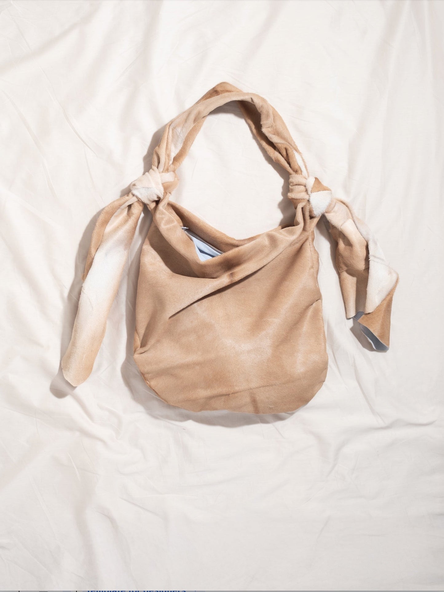 BB Sack in Beige Hair-on-Hide-Pedro Trindade-APOC STORE