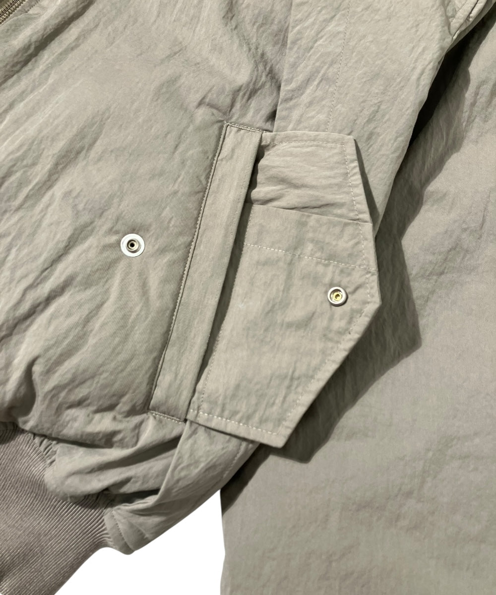 HIDDEN POCKET BLOUSON KHAKI GRAY-EGNARTS-APOC STORE