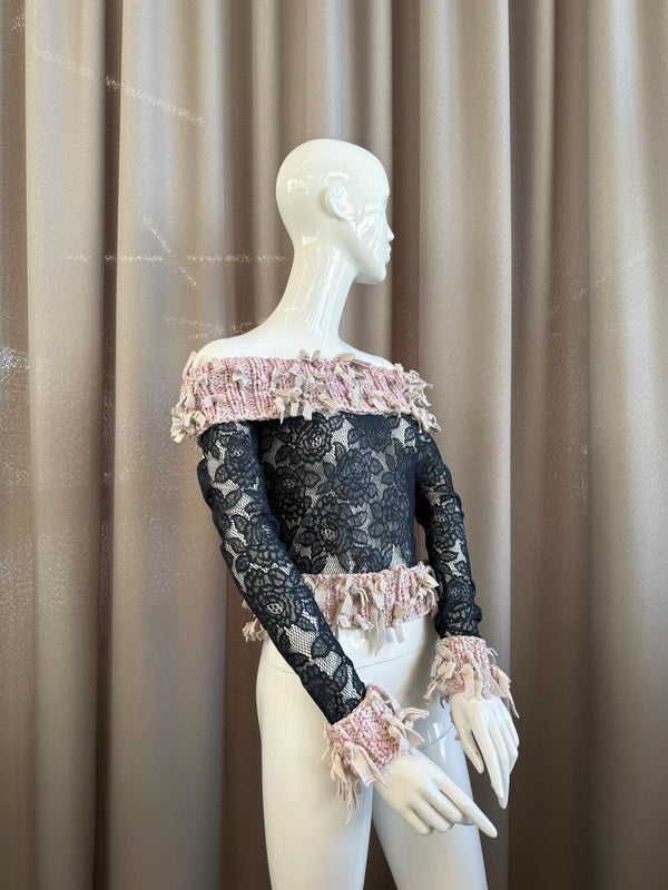 Chunky lace top-TATi-APOC STORE