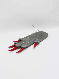 Crackled Green Paw Incense Holder-Naomi Gilon-APOC STORE