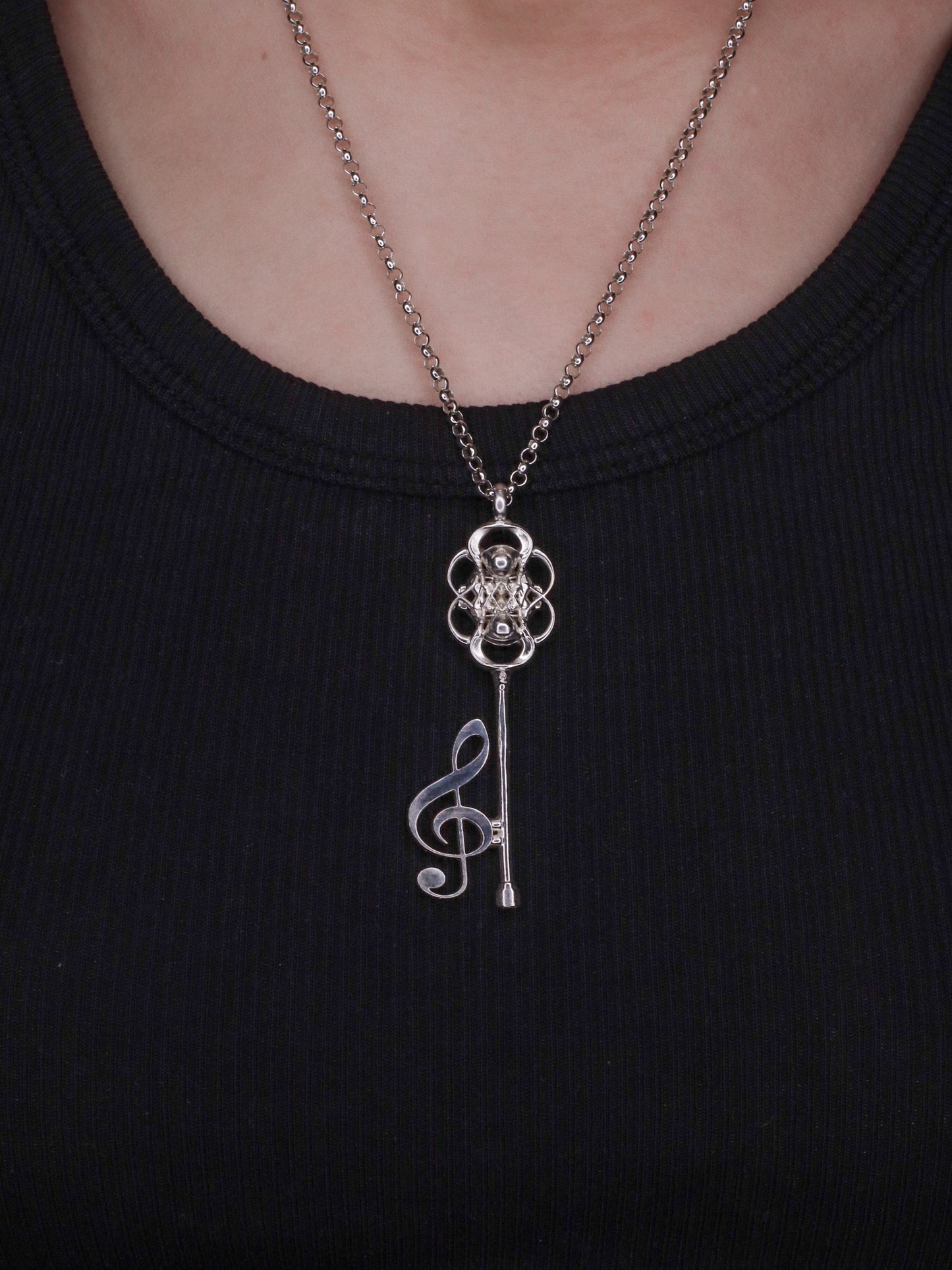 Notenschlüssel Pendant Necklace-ASTERISK-APOC STORE