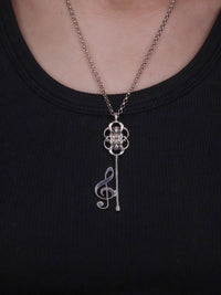 Notenschlüssel Pendant Necklace-ASTERISK-APOC STORE