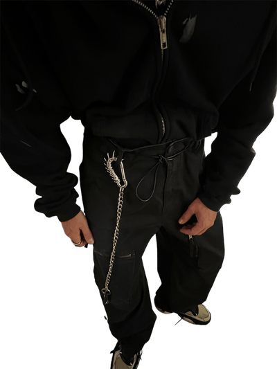 Carabiner keychain "Silver X"