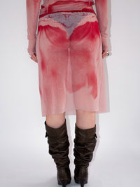 BLUSH SKIRT-Kenza Iatrides-APOC STORE
