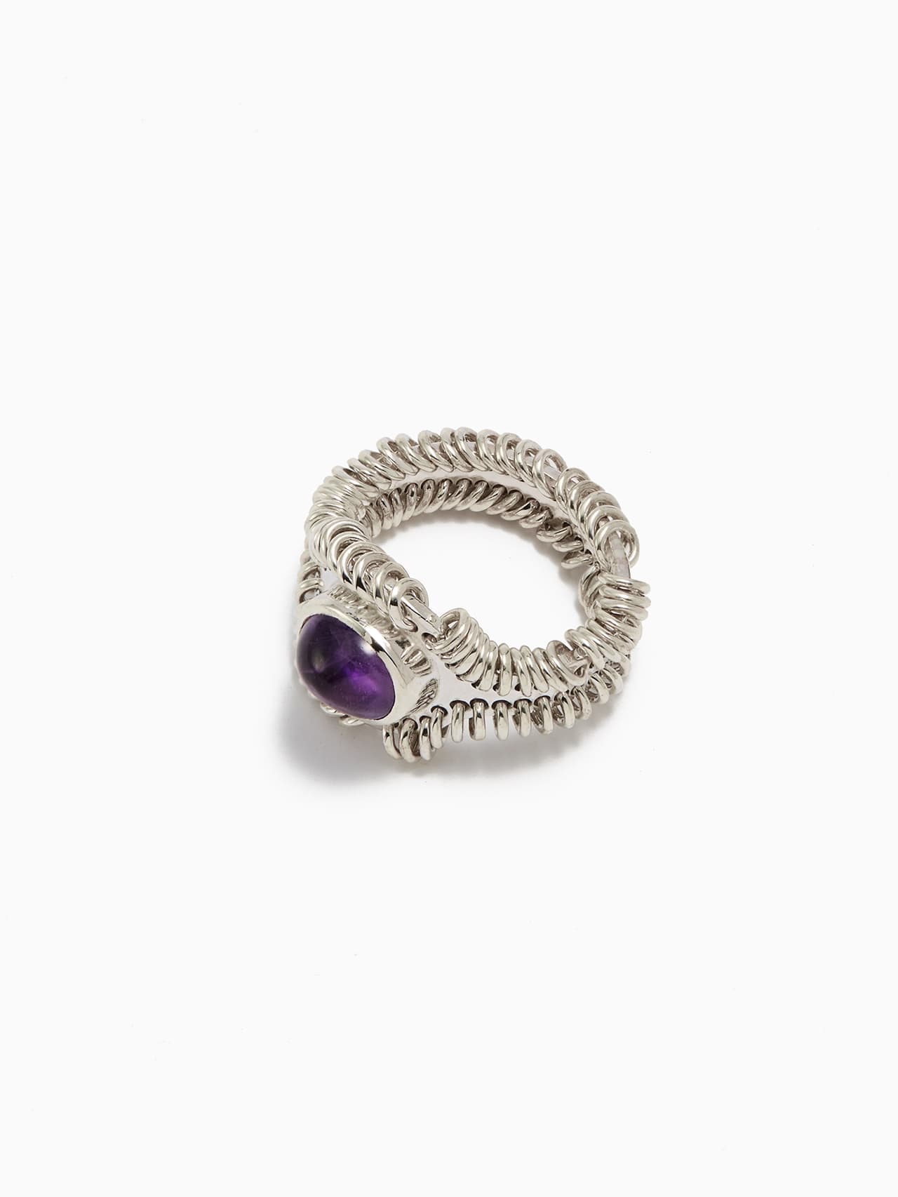 Barnacle Ring Small - Amethyst-Zohra Rahman-APOC STORE