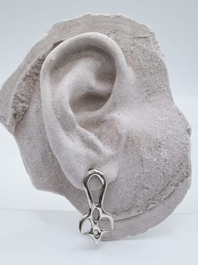 Spike pendant earrings-lokidolor-APOC STORE