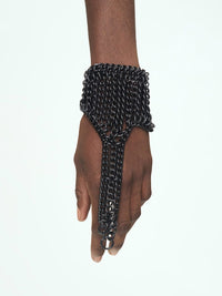 BLACK CHAINS Bracelet-JALACONDA-APOC STORE