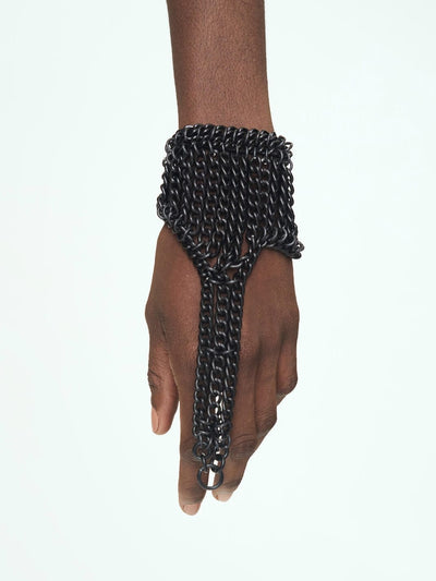 BLACK CHAINS Bracelet-JALACONDA-APOC STORE