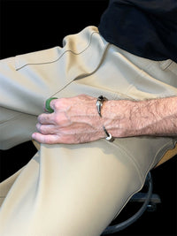 White bracelet with spikes-CASPER DIY-APOC STORE