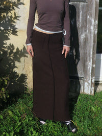 Kali skirt brown-ATH-APOC STORE