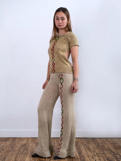 Heritage Cotton Flare Pant-GRACE GUI-APOC STORE