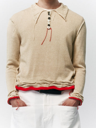 Cotton Wide Shorts 001 _White-Taekh-APOC STORE