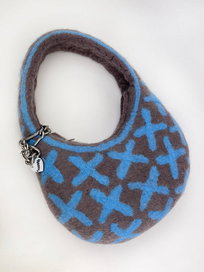 1 of 1 Saddle Bag - Mink / Blue-Carboot-APOC STORE