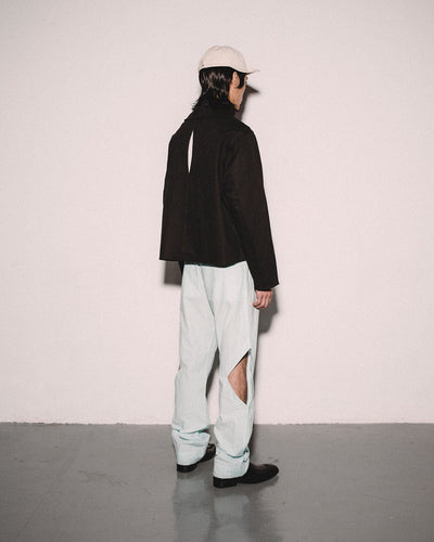 TWISTED CAP (IVORY)-SHEK LEUNG-APOC STORE