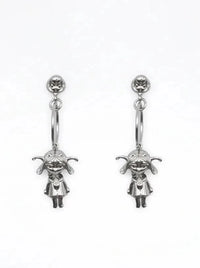 Lil Drop Hoop Earrings-Gabrielle Rosenstein-APOC STORE