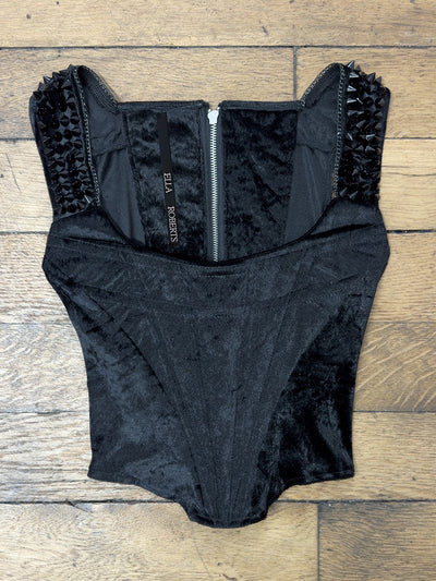 Studded Velvet Corset-Ella Roberts-APOC STORE