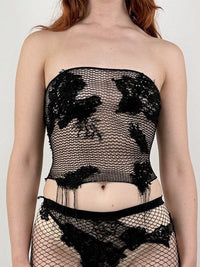 LACE TOP BLACK-Lou de Bètoly-APOC STORE