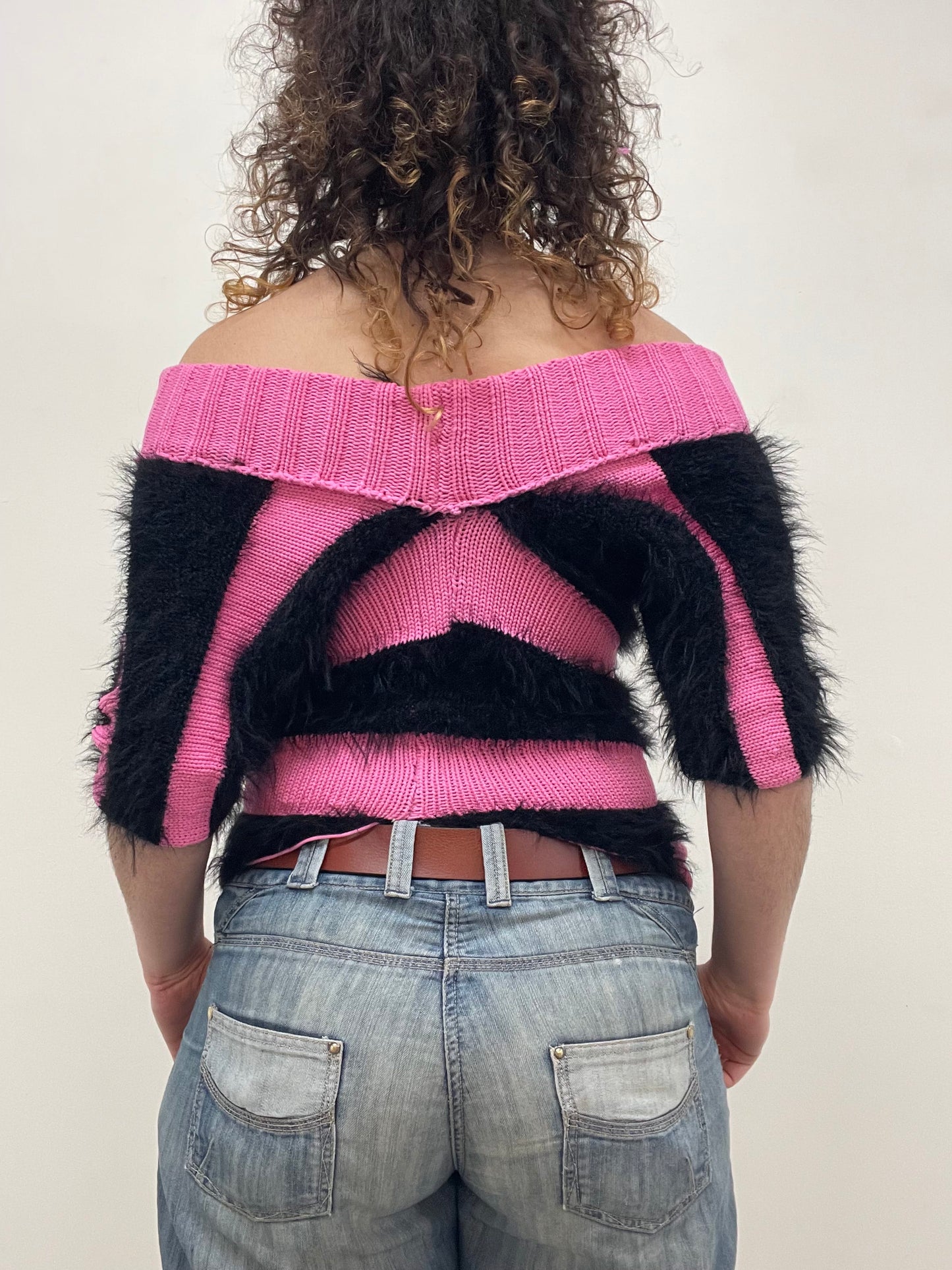 Belly-button Knit Top-Scar Kennedy-APOC STORE