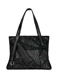 Upcycled knitted tote bag-Raquel de Carvalho-APOC STORE