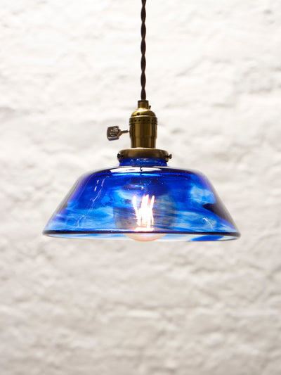 Pendant Lampshade (Blue)-Leo Kaspar-APOC STORE
