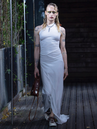 LP SS26 TAB GOWN-LEO PROTHMANN-APOC STORE