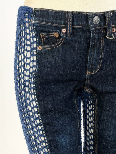 Mini Denim Cycling Shorts-Lou de Bètoly-APOC STORE