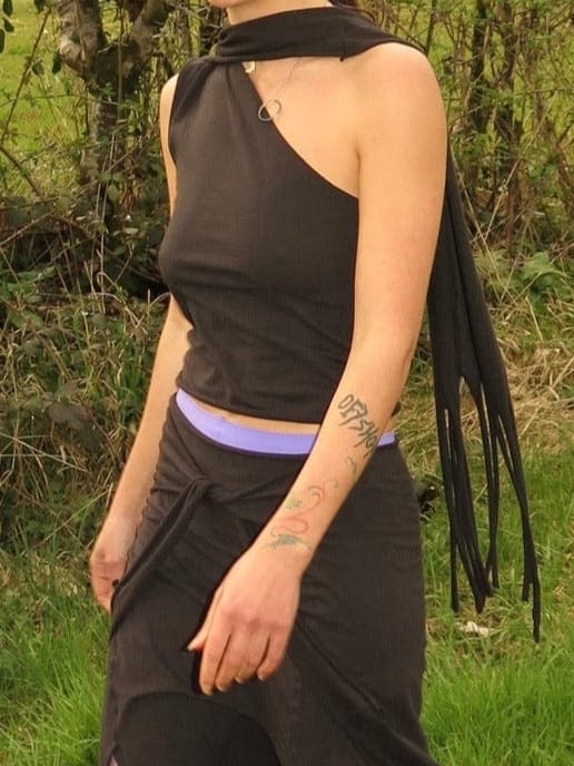 HELENA TOP BLACK-ATH-APOC STORE