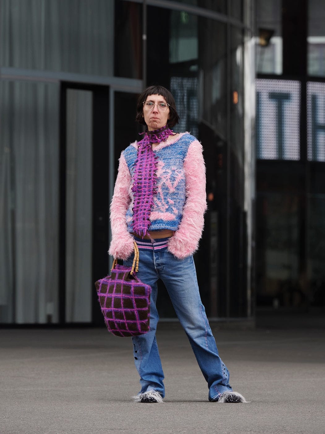 "Peeing trans princess" jumper rose/blue-TATi-APOC STORE