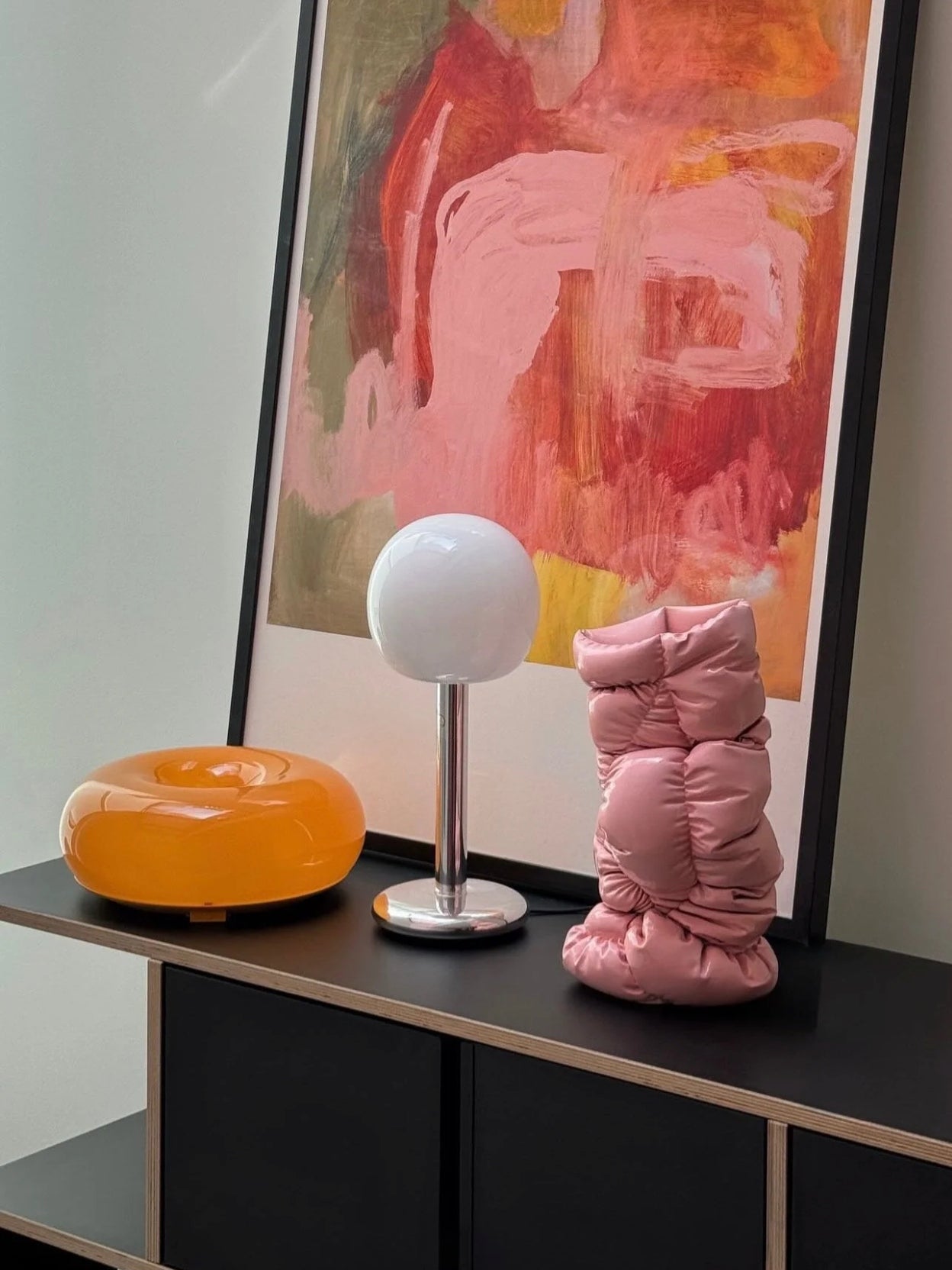 Puffer Vase II Pink - Small-Gast Studio-APOC STORE