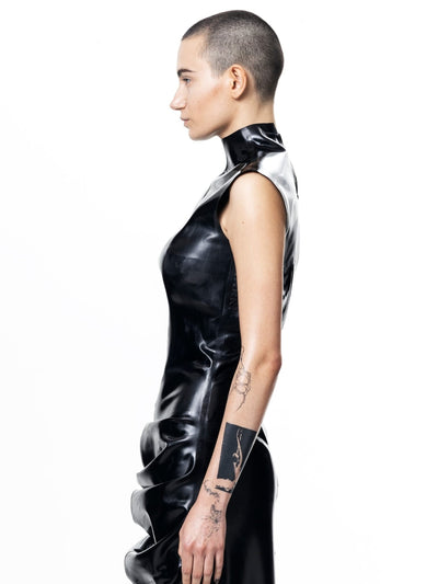 Black Shrimp Dress-harri-APOC STORE