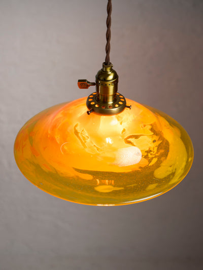 Pendant Lampshade (Yellow)-Leo Kaspar-APOC STORE