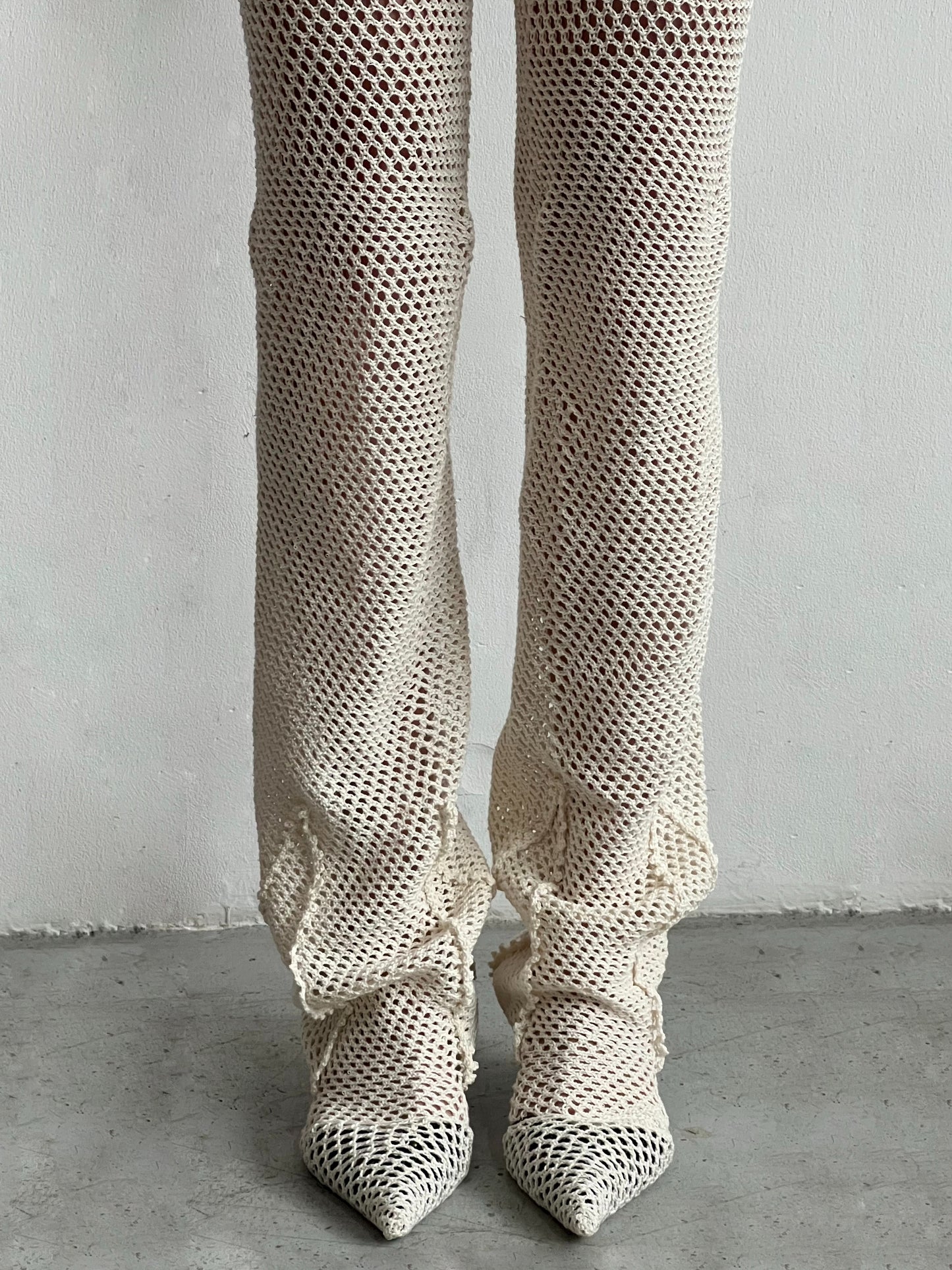 Crochet Stockings with relief lines-Nastyamasha-APOC STORE