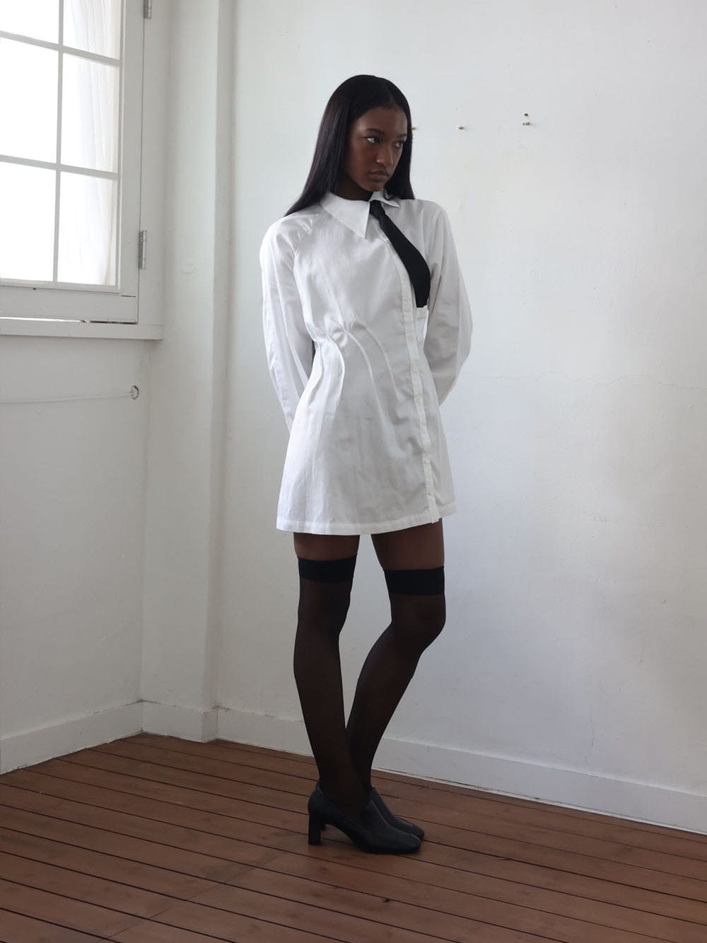 Twist Mini Dress-Julye Han-APOC STORE